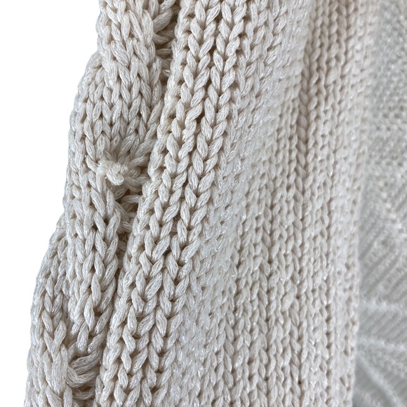 Zara Man Cream Cable Knit Sweater - Picture 7 of 16